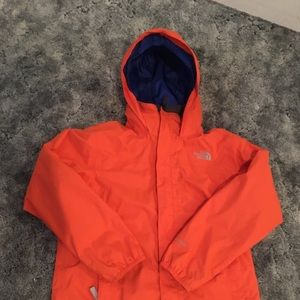 Kids north face rain coat